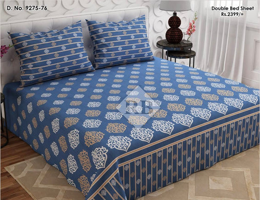 3 Pc’s Cotton King Size Bed Sheet Set code 0010