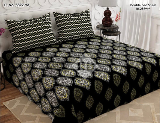 3 Pc’s Cotton King Size Bed Sheet Set code 0016