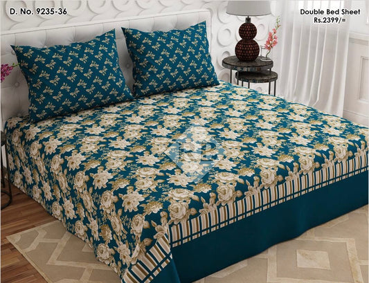 3 Pc’s Cotton King Size Bed Sheet Set code 0008