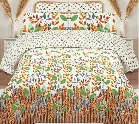 3 Pc’s Cotton King Size Bed Sheet Set code 0027