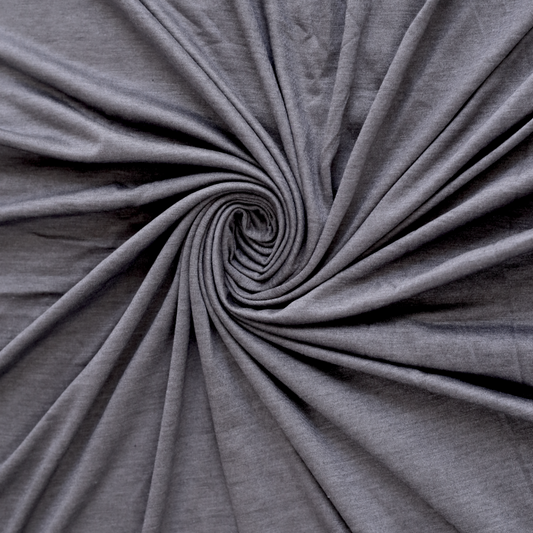 Dark Grey Cotton Jersey Hijab
