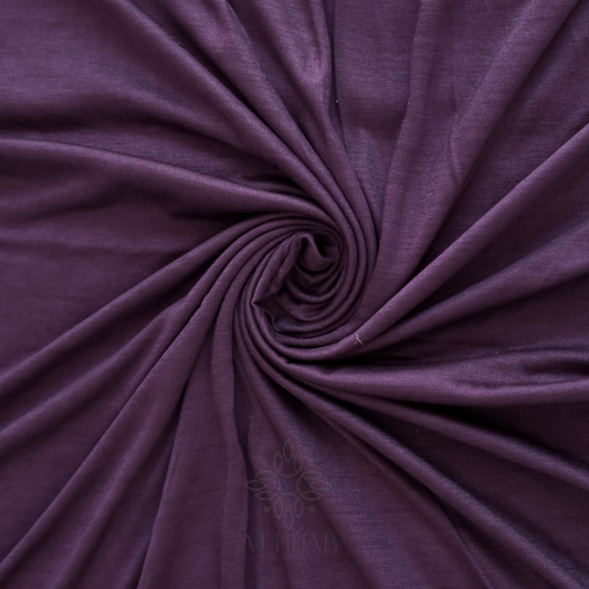 Purple Cotton Jersey Hijab
